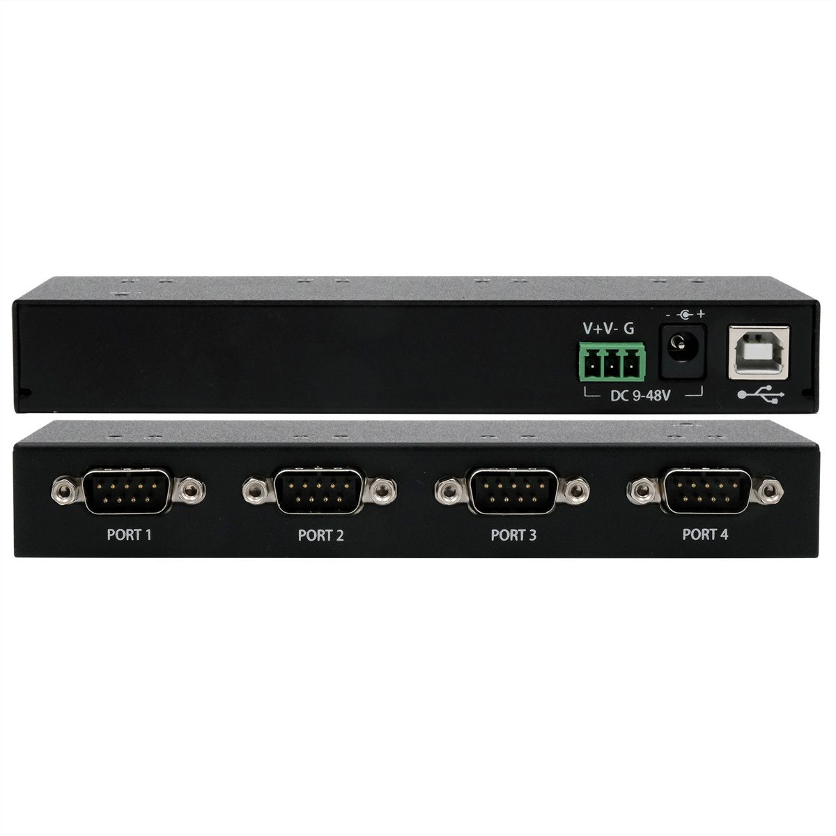 EXSYS EX-13074HM USB 2.0 vers 4 ports série RS-232 Boîtier métallique Kit de puces FTDI