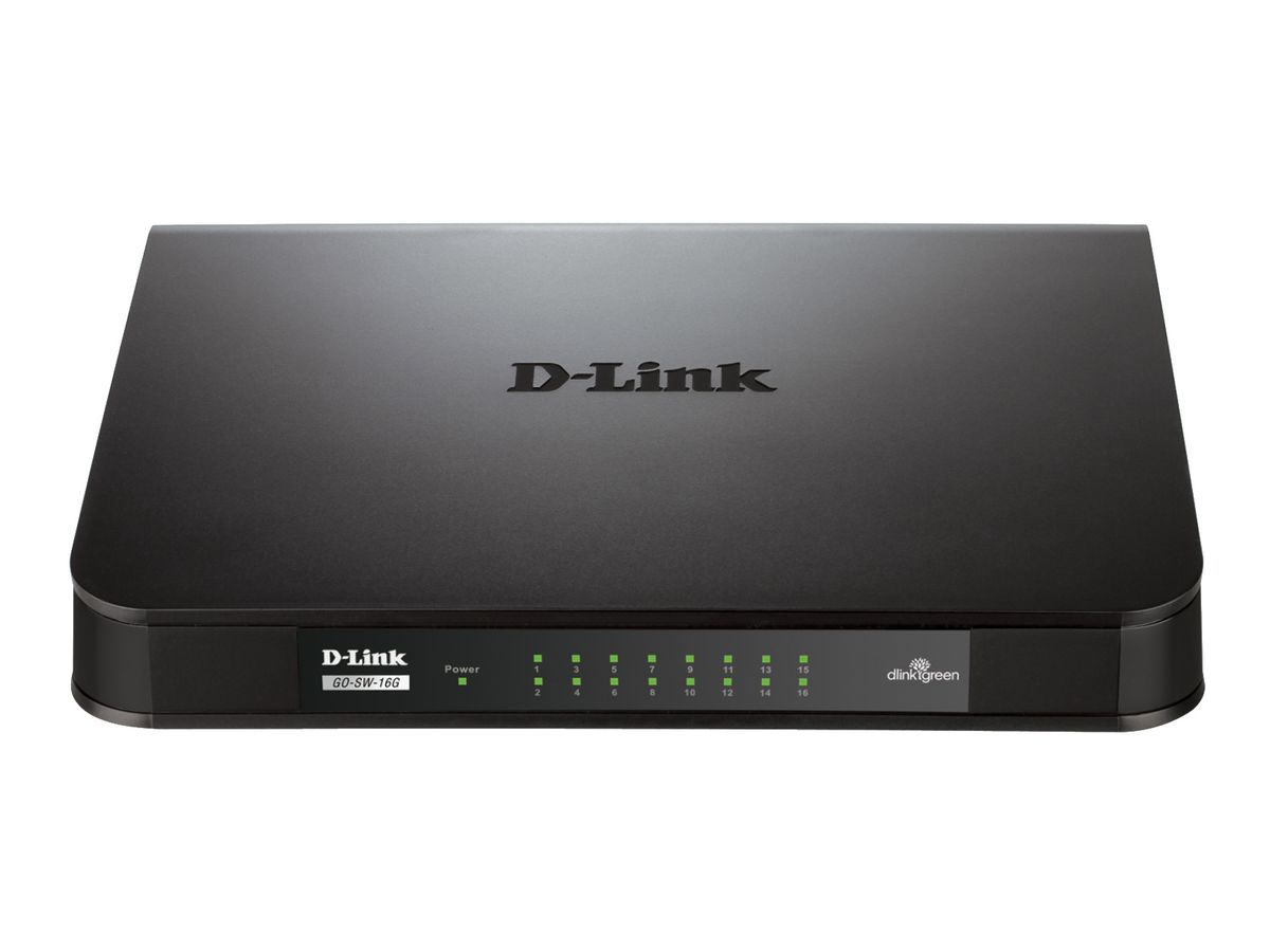 D-Link GO-SW-24G Non-géré L2 Gigabit Ethernet (10/100/1000) Noir