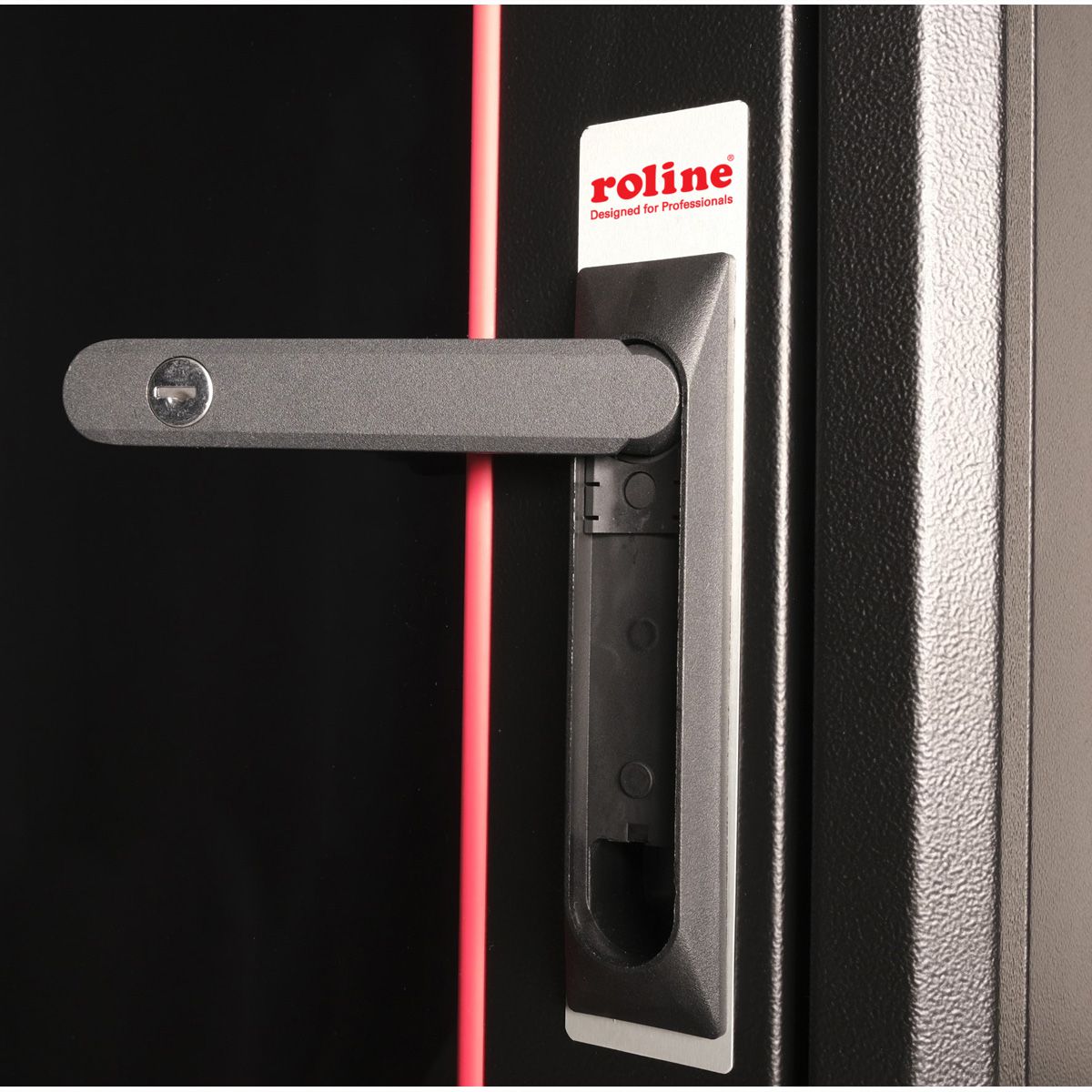 ROLINE 19" Baie réseau Pro 26U, 800x1000 LxP Porte verre noir