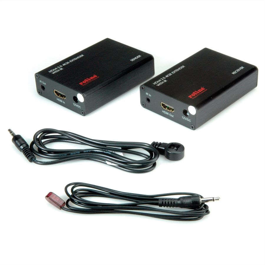 ROLINE Prolongateur HDMI A/V via Cat.6A, 4K@60Hz, 30m/45m