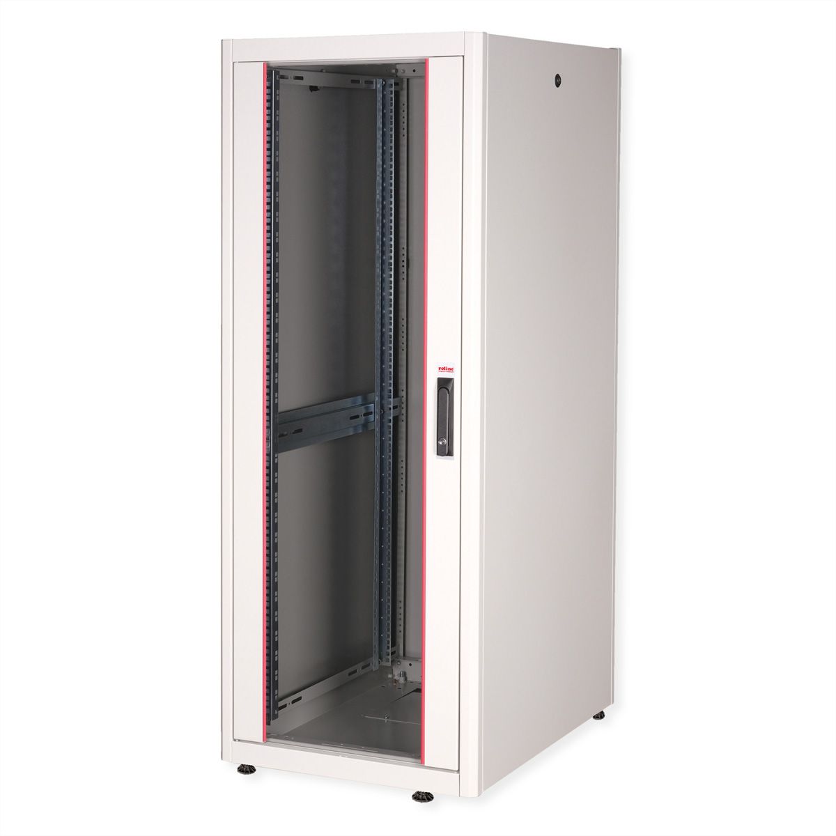 ROLINE 19" Baie réseau Basic 32U, 600x800 LxP Porte verre gris