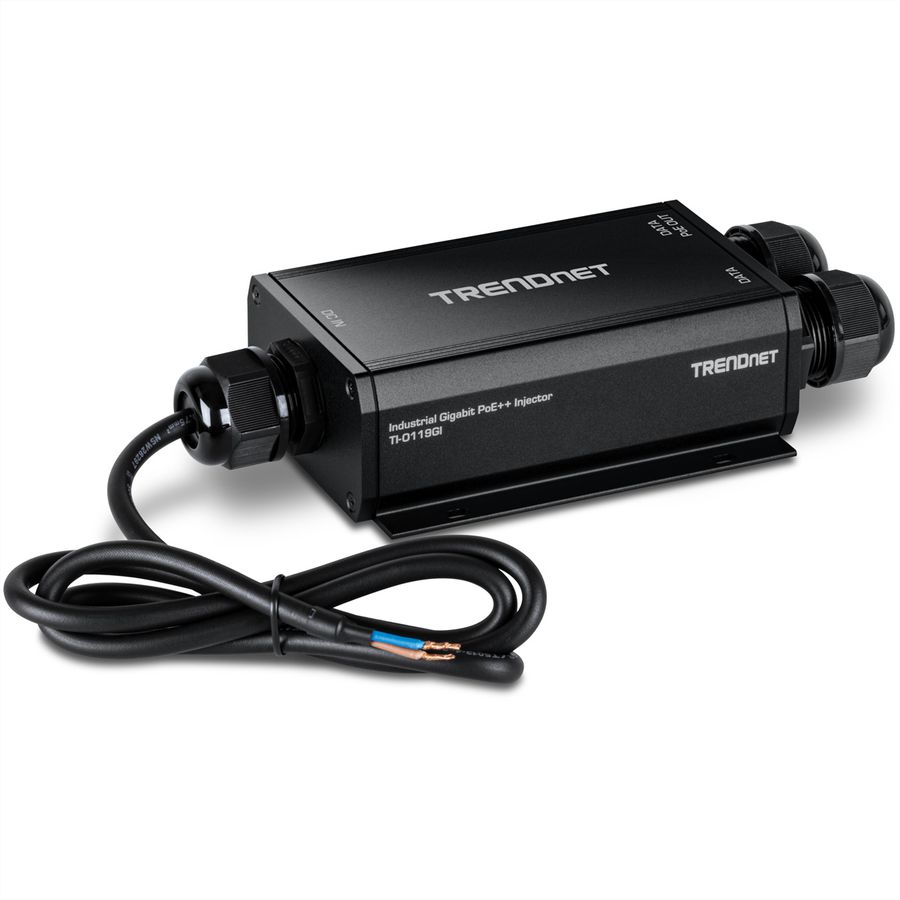 TRENDnet TI-O119GI Injecteur PoE++ Gigabit IP67 pour extérieur (24 - 57V)