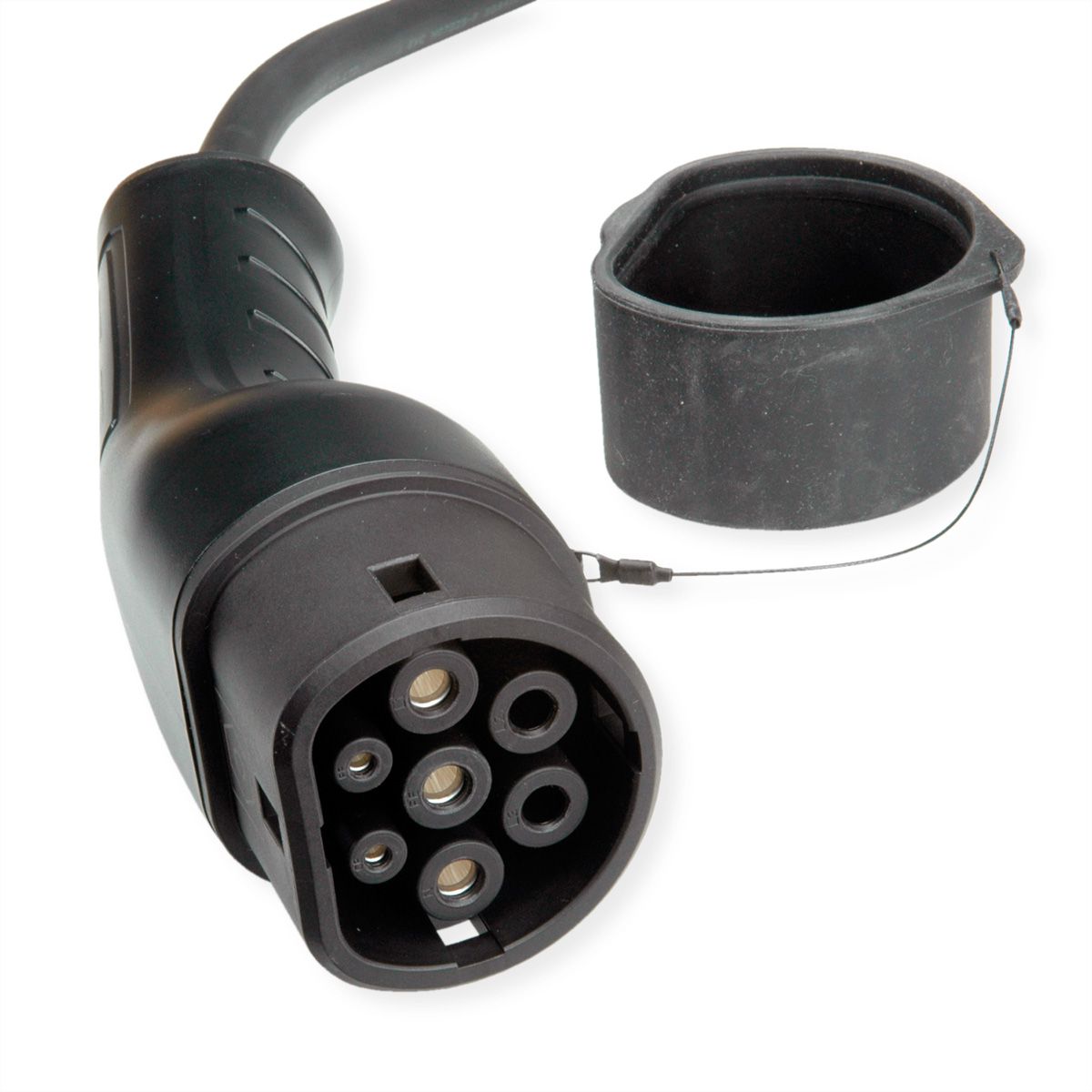 ROLINE Câble de recharge VE type2, 3-Phases, 480VAC (3P+N+E), 16 A, 11 kW, 7,5 m