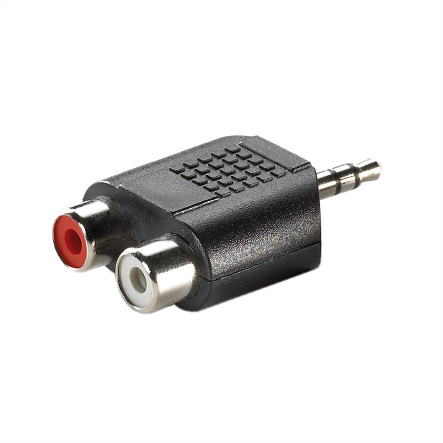 VALUE Adaptateur 3,5mm (1x M, 2x RCA F)