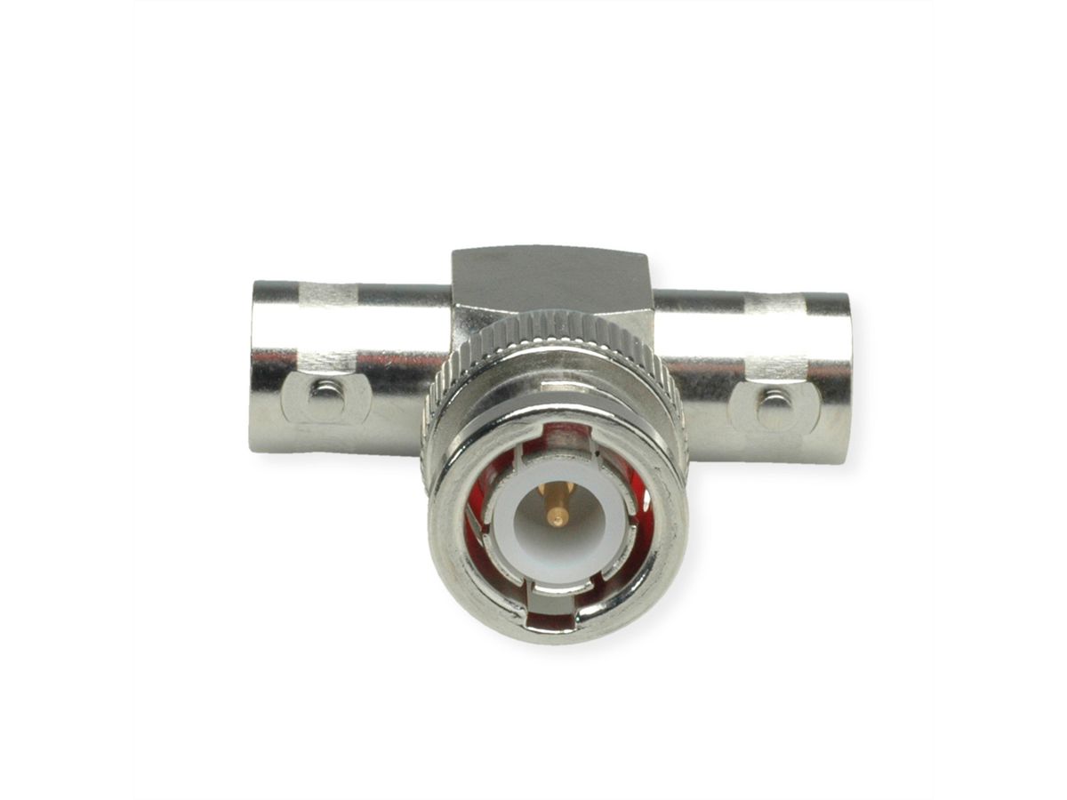 TELEGÄRTNER Raccord en T BNC 50 Ohm femelle / mâle / femelle