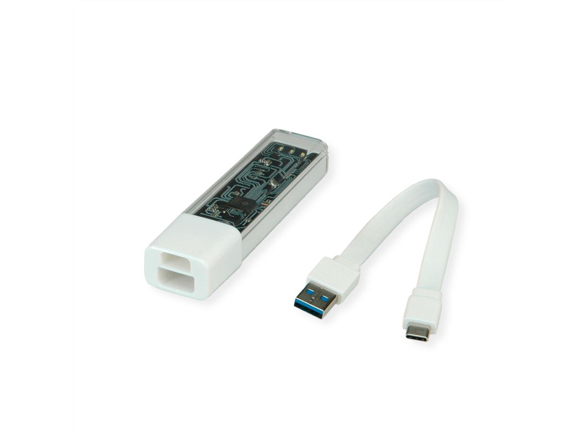 ROLINE Hub USB 3.2 Gen 1, 4 ports, type A+C