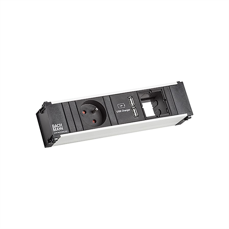 BACHMANN CONI 1xUTE 1xUSB Charger 1xCM courant 0,2m GST18