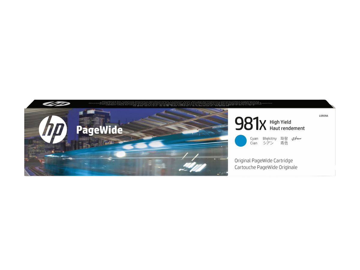 HP 981X cartouche PageWide Cyan grande capacité authentique