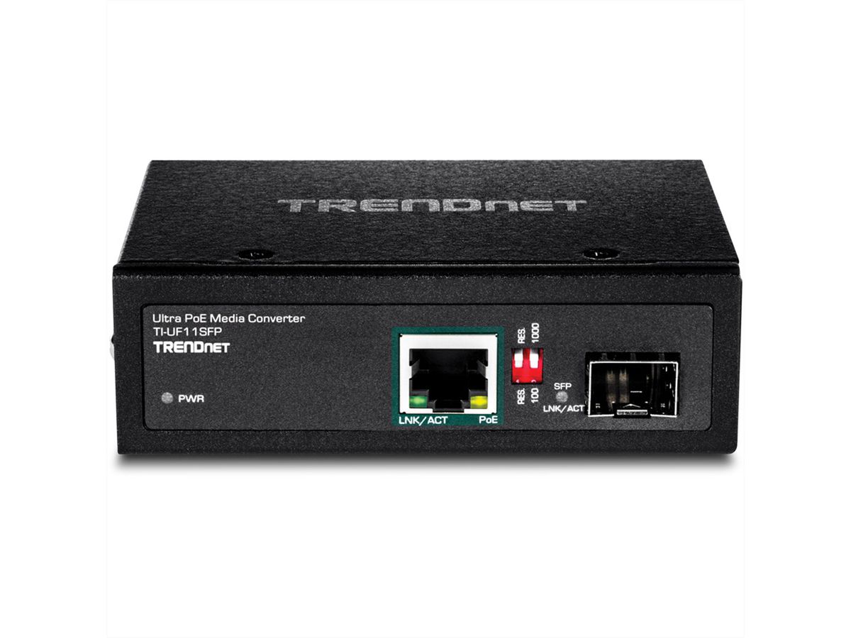 TRENDnet TI-UF11SFP Interne 1000Mbit/s Noir convertisseur de support réseau