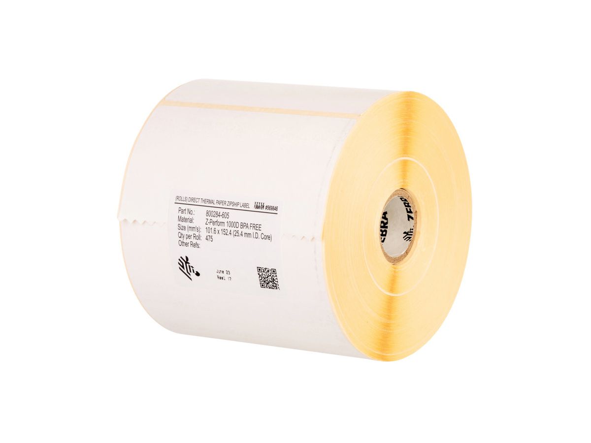 Zebra Z-Perform 1000T Blanc