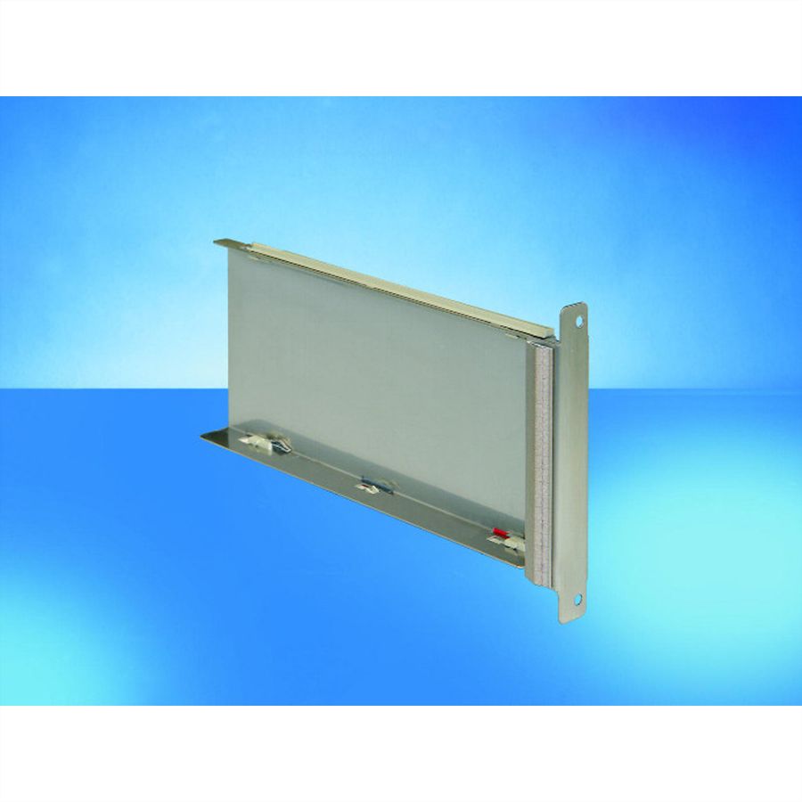 SCHROFF MicroTCA.4 Face avant, simple, 2 F, 0.6 mm.inox.
