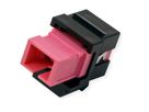 ROLINE Raccord optique SC/SC simplex mutlimode, Keystone, OM4