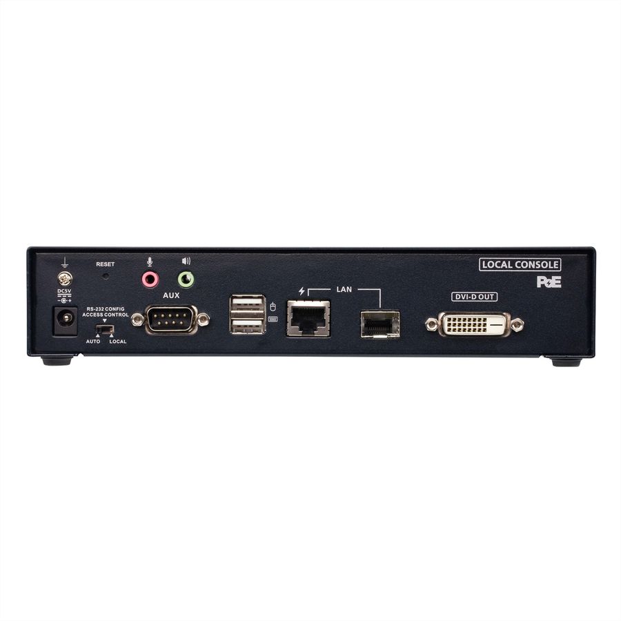 ATEN KE6912T Système d'extension KVM 2K DVI-D Dual Link sur IP avec PoE, émetteur