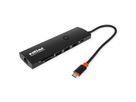 ROLINE Station d'accueil USB 3.2 Gen 2 type C multiports, HDMI 4K60, USB 3.2 Gen2, USB-C PD, LAN, SD-Card Reader