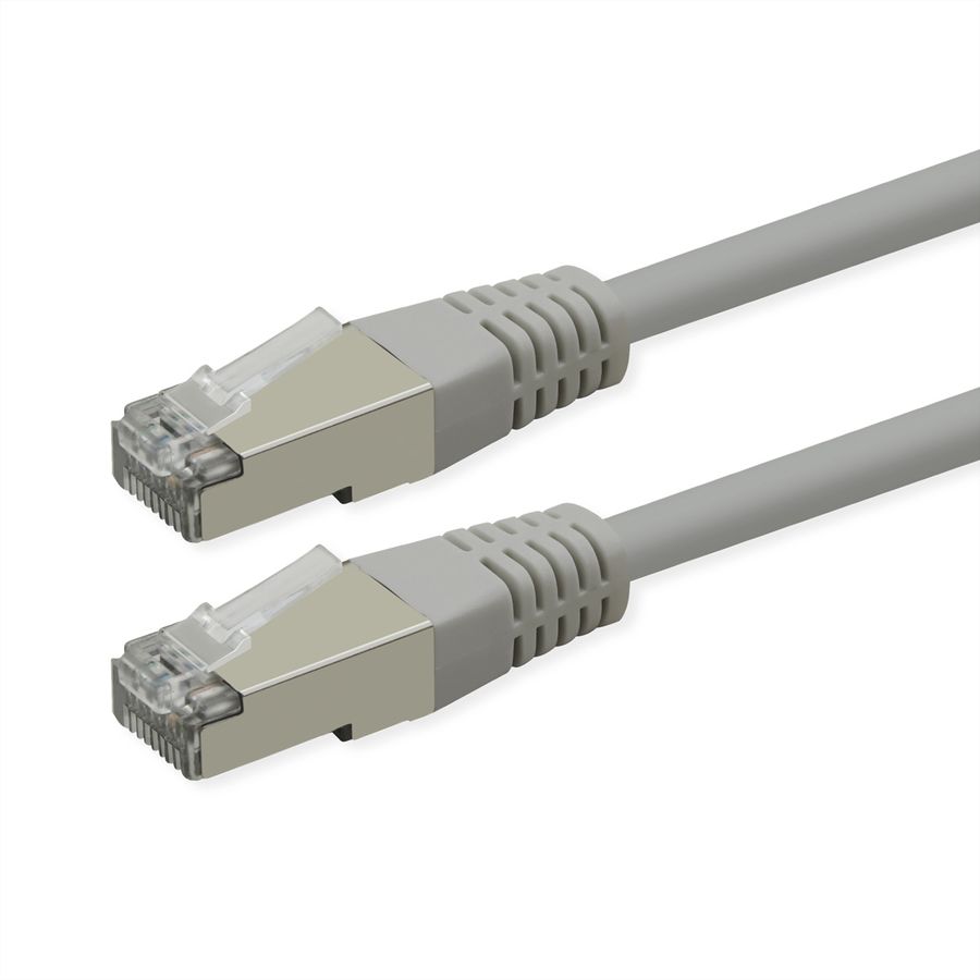 ROLINE Cordon Cat.6 (Classe E), PoE, S/FTP (PiMF) , gris, 5 m