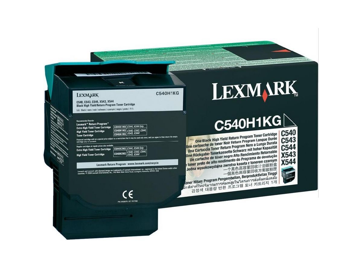 Lexmark C540H1KG Cartouche de toner Original Noir 1 pièce(s)