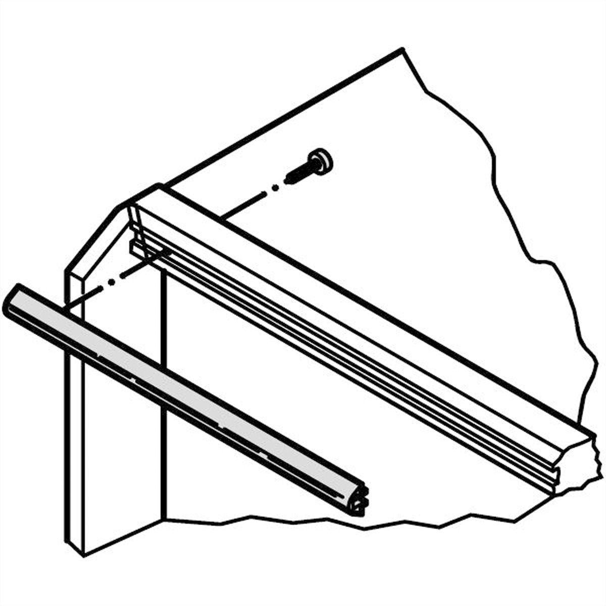 Éléments de design du boîtier PropacPRO SCHROFF, forme 1, RAL 5007, 63 CV