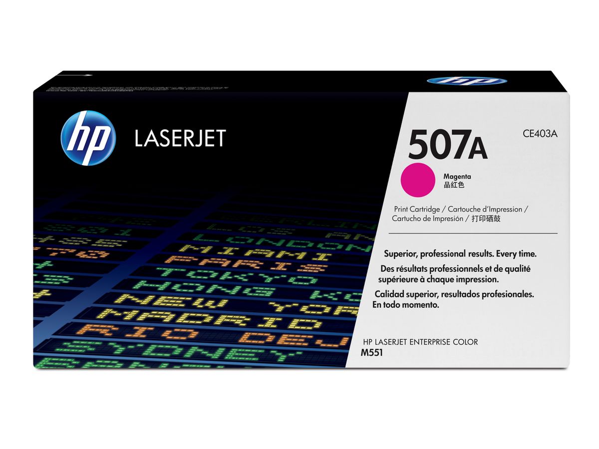HP 507A toner LaserJet magenta authentique