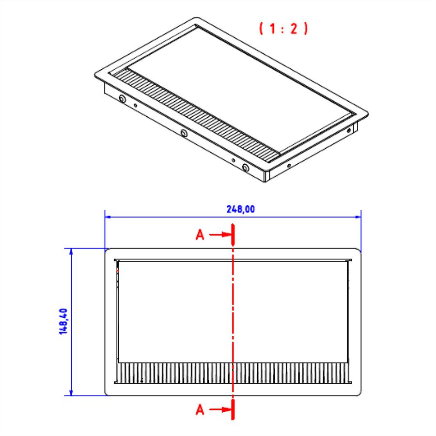 BACHMANN CONI COVER Cadre, blanc