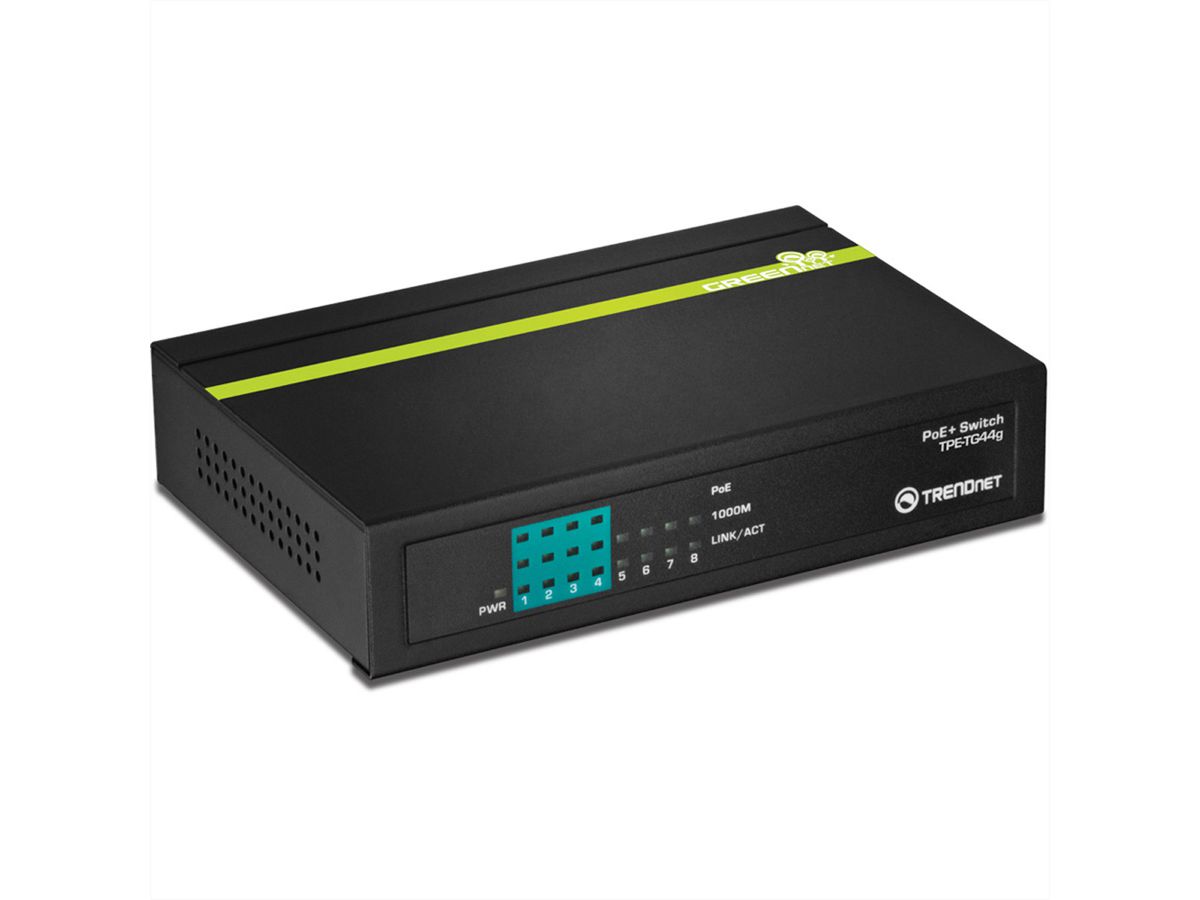 Trendnet TPE-TG44g Switch Gigabit PoE+ GREENnet à 8 ports