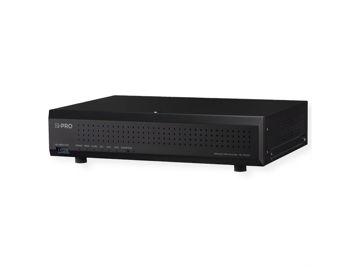 i-PRO WJ-NU301 NVR Enregistreur vidéo en réseau, 16-CH, 16x PoE