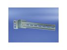 SCHROFF Rail DIN pour chauffage, TS 35/7.5 avec support de montage pour panneau 19" / montage coulissant