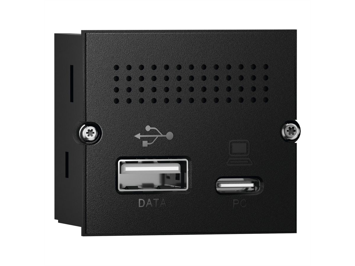 BACHMANN Module Replicateur de port, 2x USB, RJ45, Mini DisplayPort, USB-C
