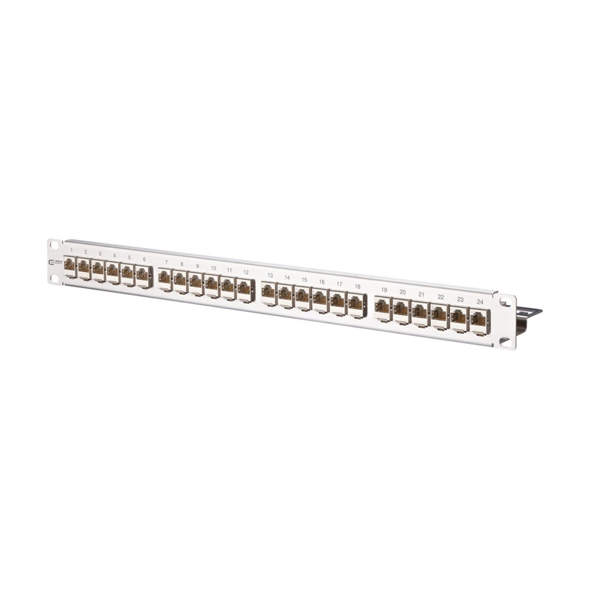 METZ CONNECT E-DAT modul 24x8(8) 1UH panneau de brassage Cat.6A, argent