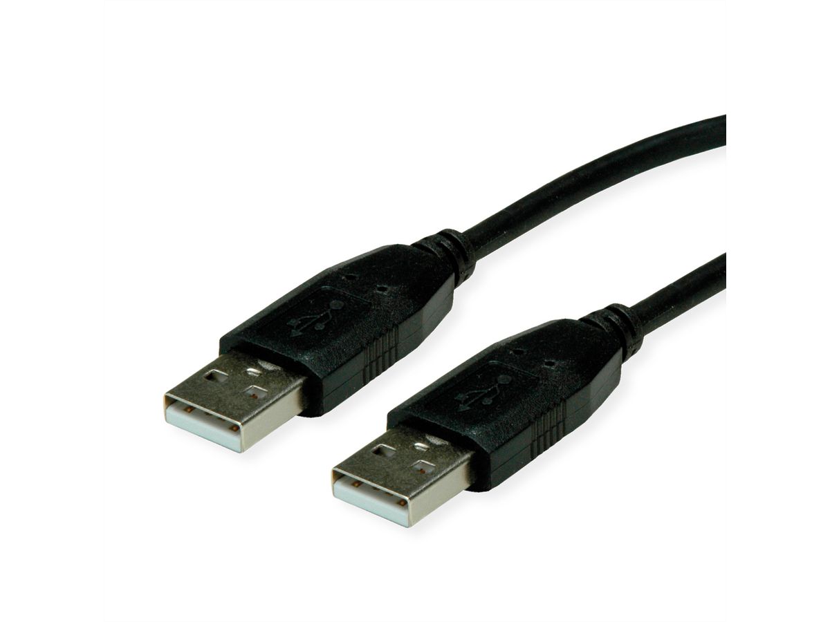 BACHMANN Câble USB 2.0 Type A-A, noir, 3 m