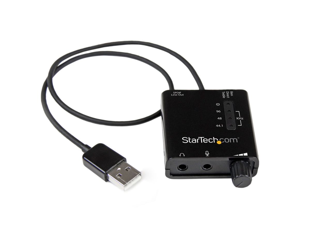 StarTech.com Carte son externe USB avec audio SPDIF numérique - Convertisseur DAC USB audio