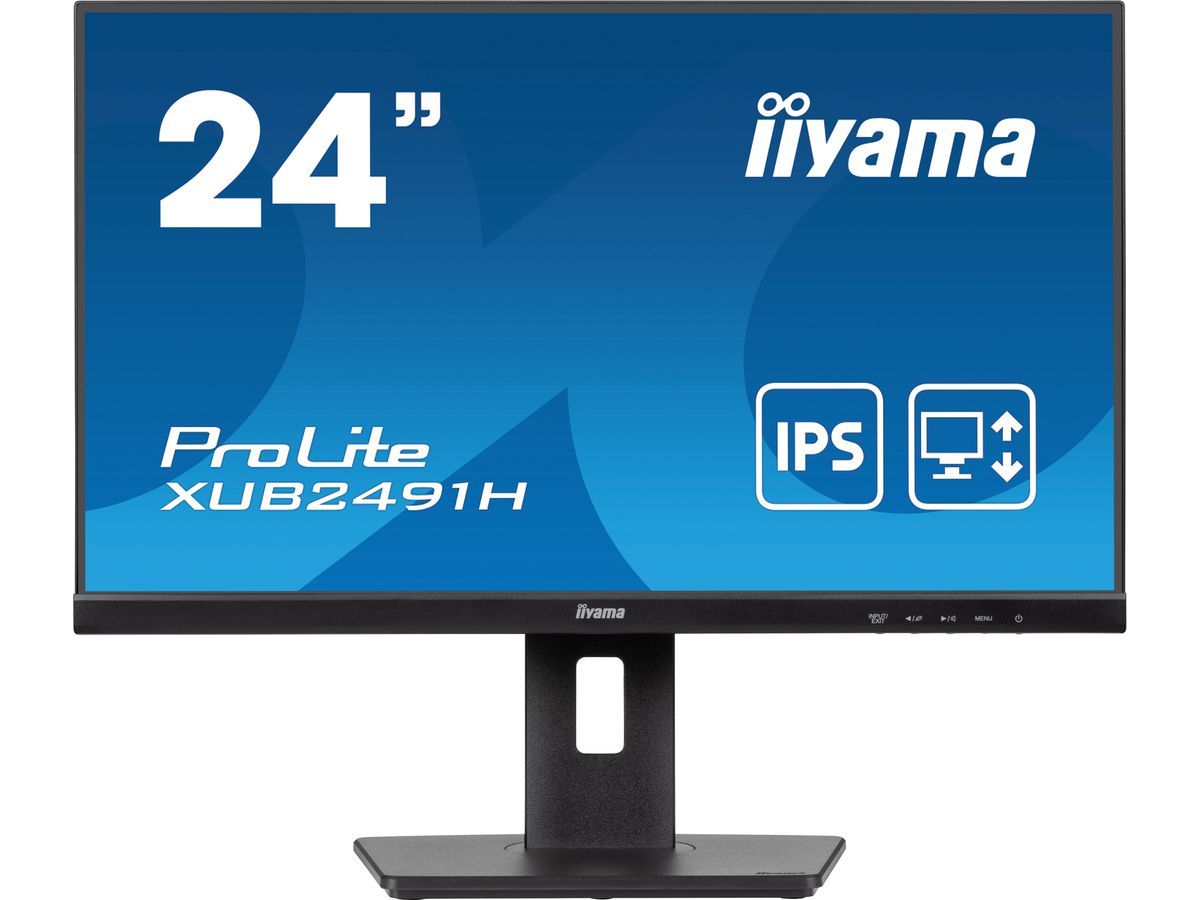 iiyama ProLite XUB2491H-B1 écran plat de PC 60,5 cm (23.8") 1920 x 1080 pixels Full HD LED Noir