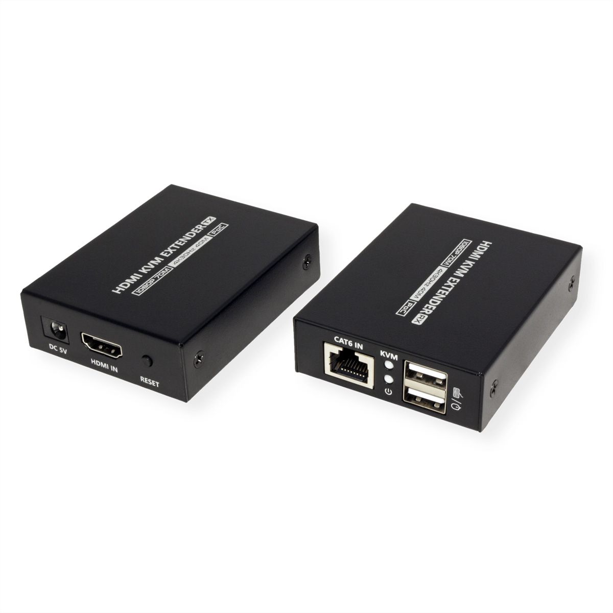 VALUE Prolongateur KVM via Cat.6/6A, HDMI4K30, max. 40m