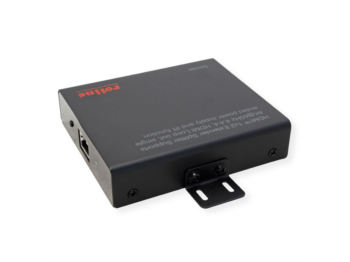 ROLINE Prolongateur/Splitter HDMI, 1x2 via Cat.6A, 70m, 4K60Hz