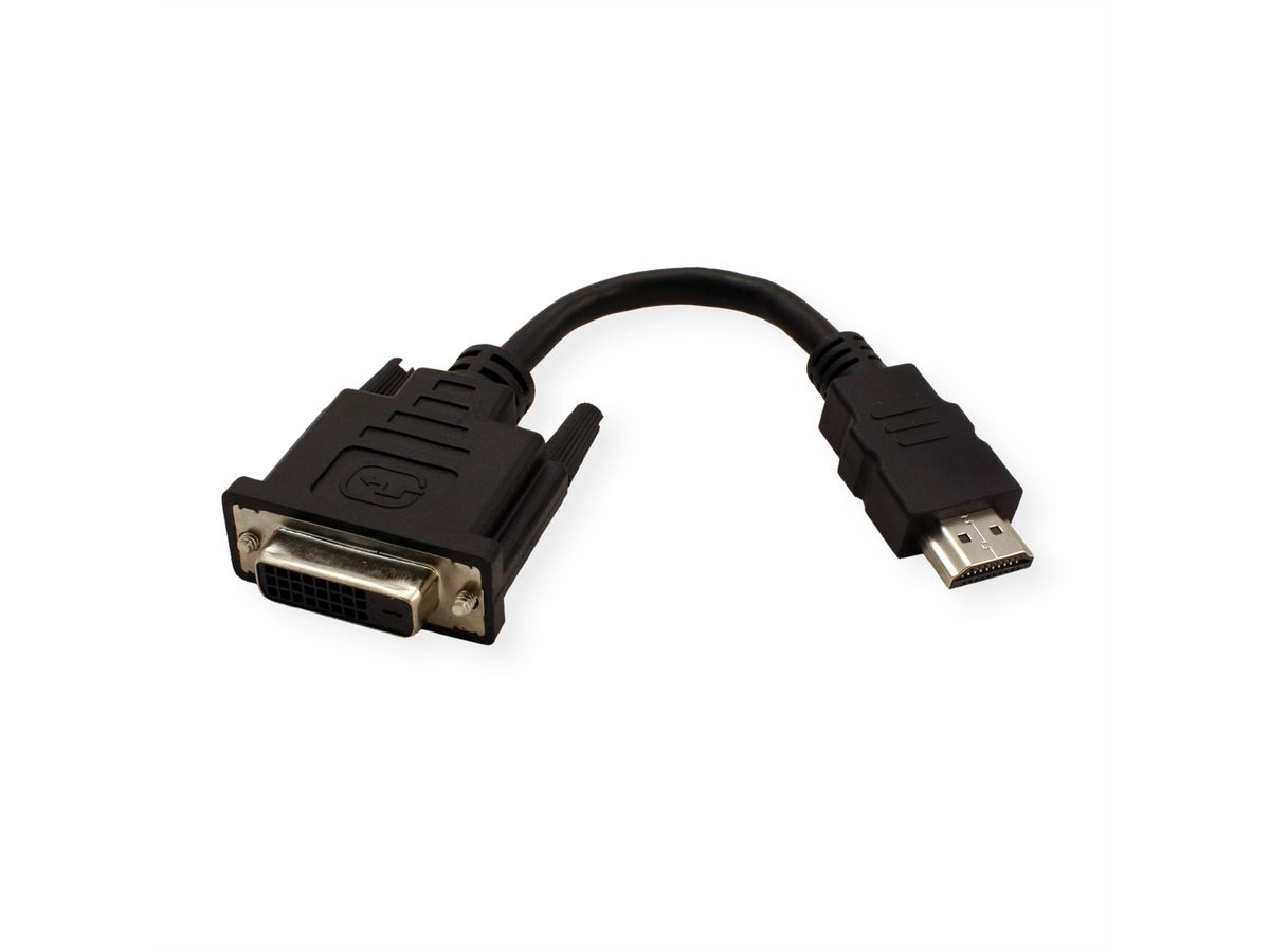 VALUE Adaptateur HDMI-DVI, HDMI M-DVI F