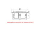 BACHMANN Couvercle télescopique Easy-Cover pour bloc de sol noir, noir