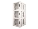 ROLINE Armoire de colocation 42U 800x1000mm, 3 compartiments, gris