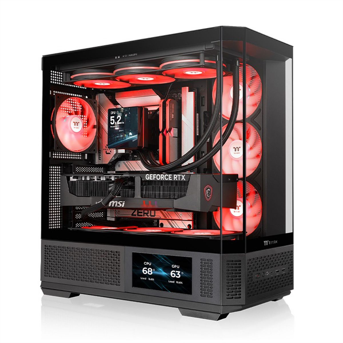 Thermaltake TR300 TG, Boîtier ARGB Noir