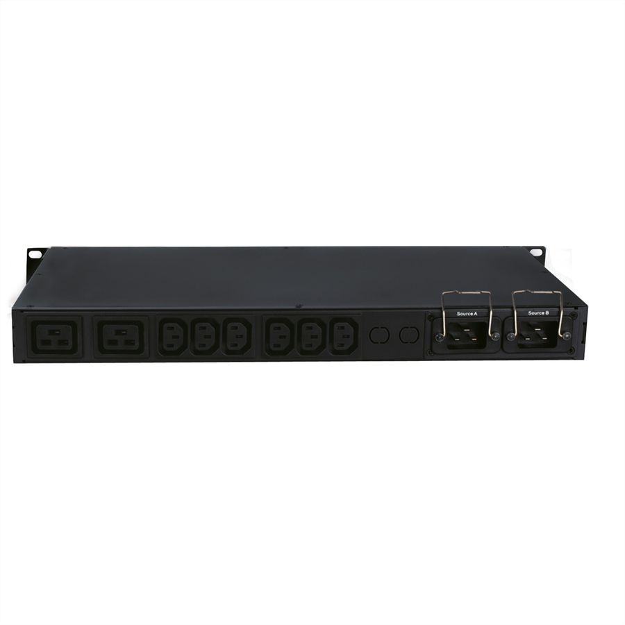 ROLINE Switch Automatic Transfer 19", 2x C20 / 6x C13 + 2x C19, 16A