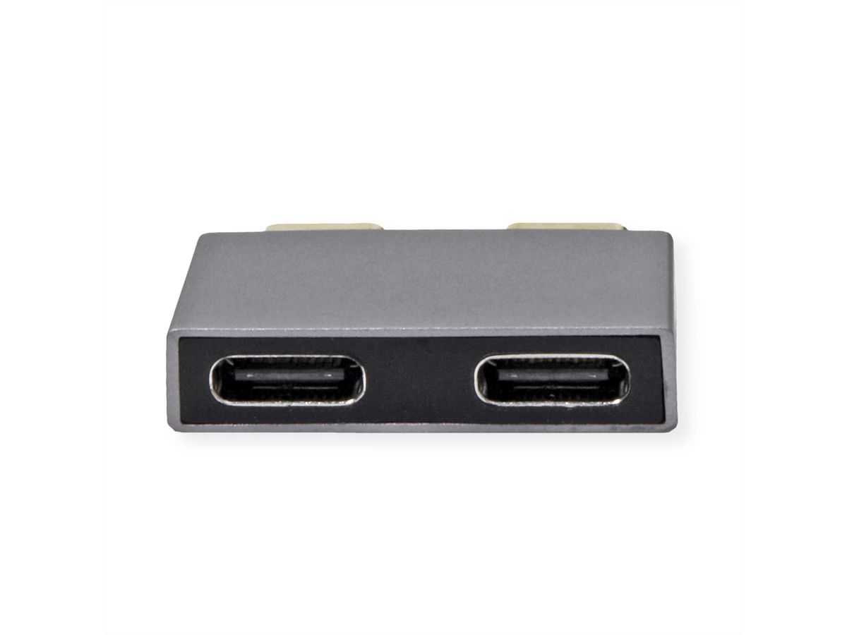 ROLINE Adaptateur USB 3.2 Gen 2, 2x USB Type C - 2x USB Type C,  M/F, argent