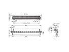 Connecteur SCHROFF type R, EN 60603, DIN 41612, femelle, 96 contacts, broches à souder, 3 mm