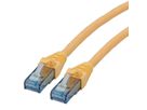 Cordon ROLINE UTP Cat.6A / 10 Gigabit, Component Level, LSOH, jaune, 5 m