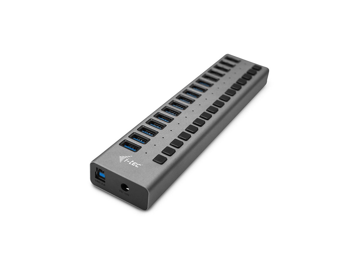 i-tec USB 3.0 Charging HUB 16port + Power Adapter 90 W