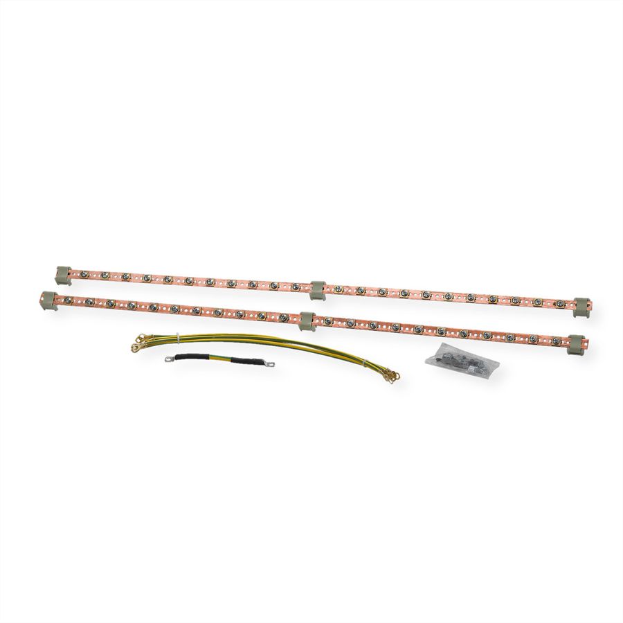 ROLINE Rail d'équipotentialité, 820mm, câble de mise à la terre