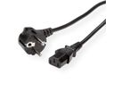 ROLINE GREEN Câble d'alimentation IEC droit, noir, 1,8 m