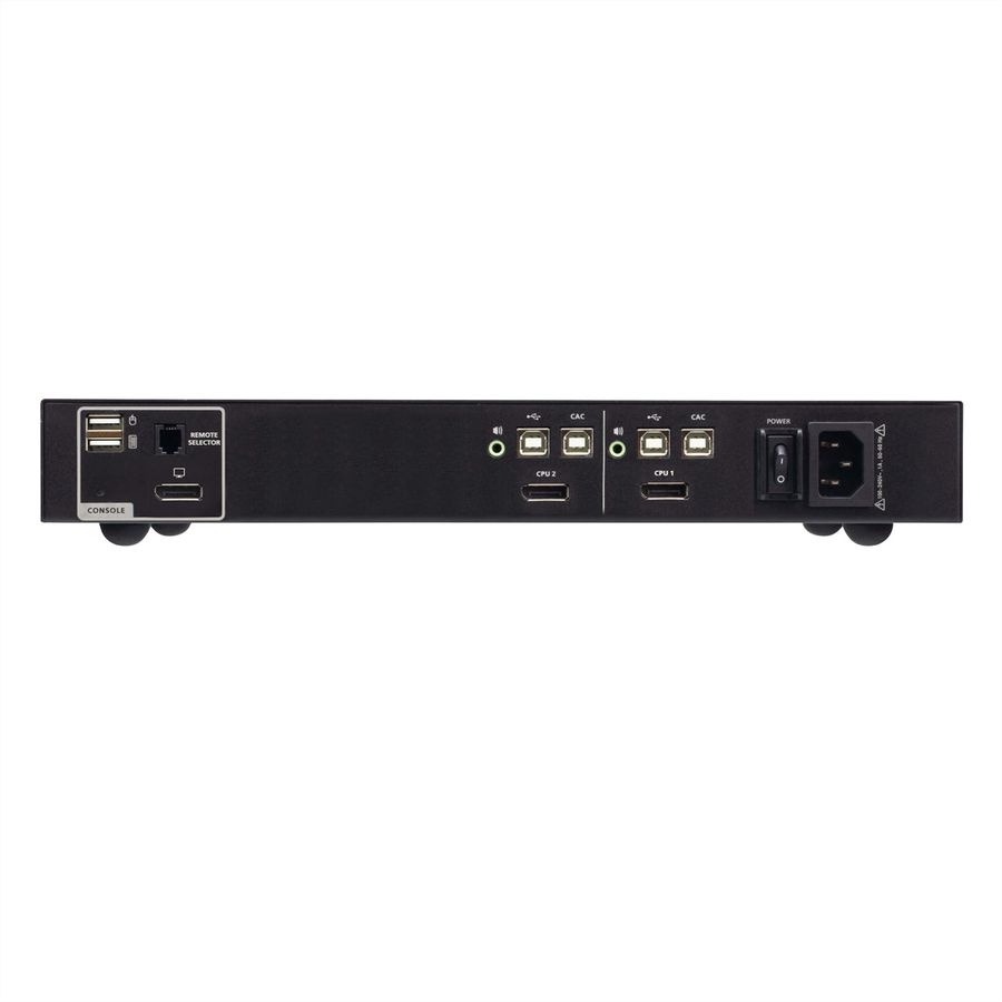 ATEN CS1182DP4C Commutateur KVM sécurisé DisplayPort à 2 ports USB avec CAC