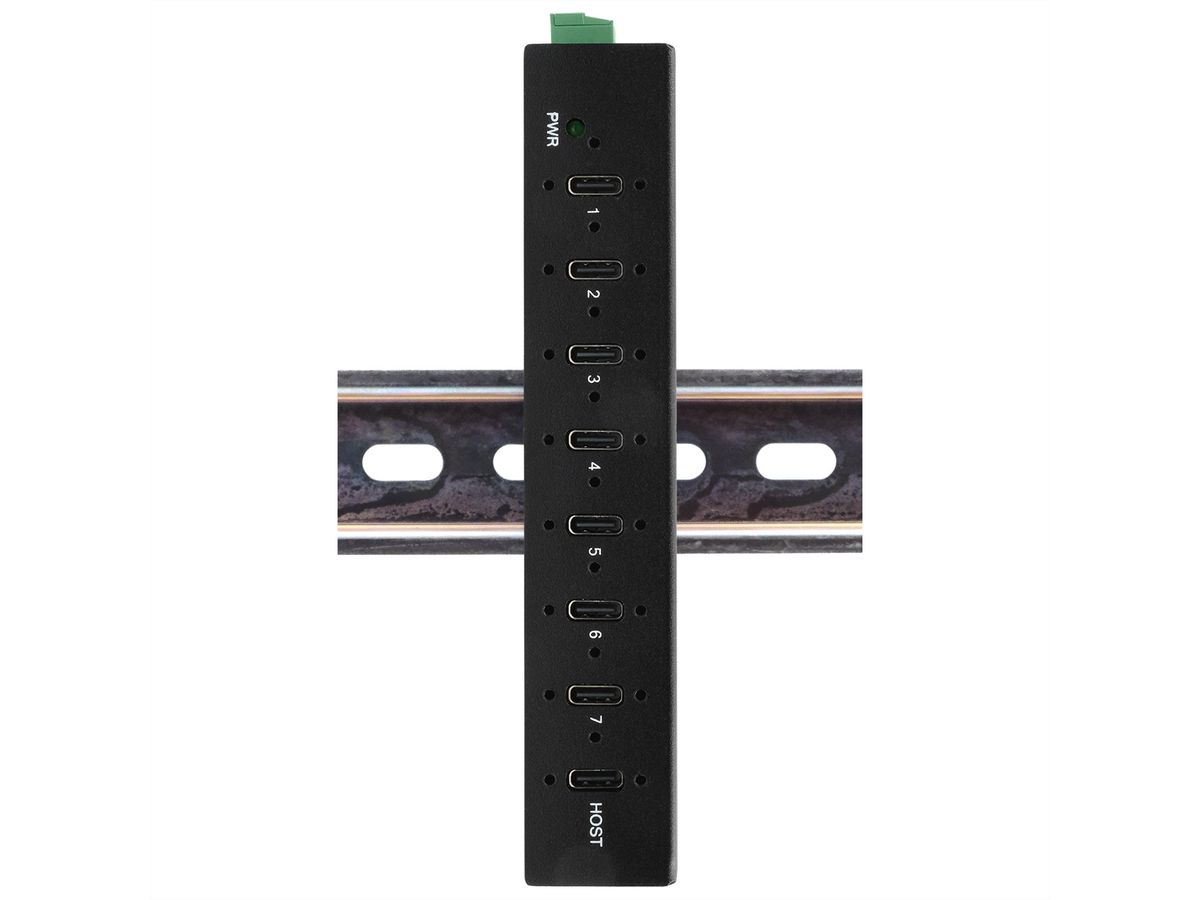 EXSYS EX-12277HMS HUB métallique 7 ports USB 3.2 Gen 2, 7x USB type C