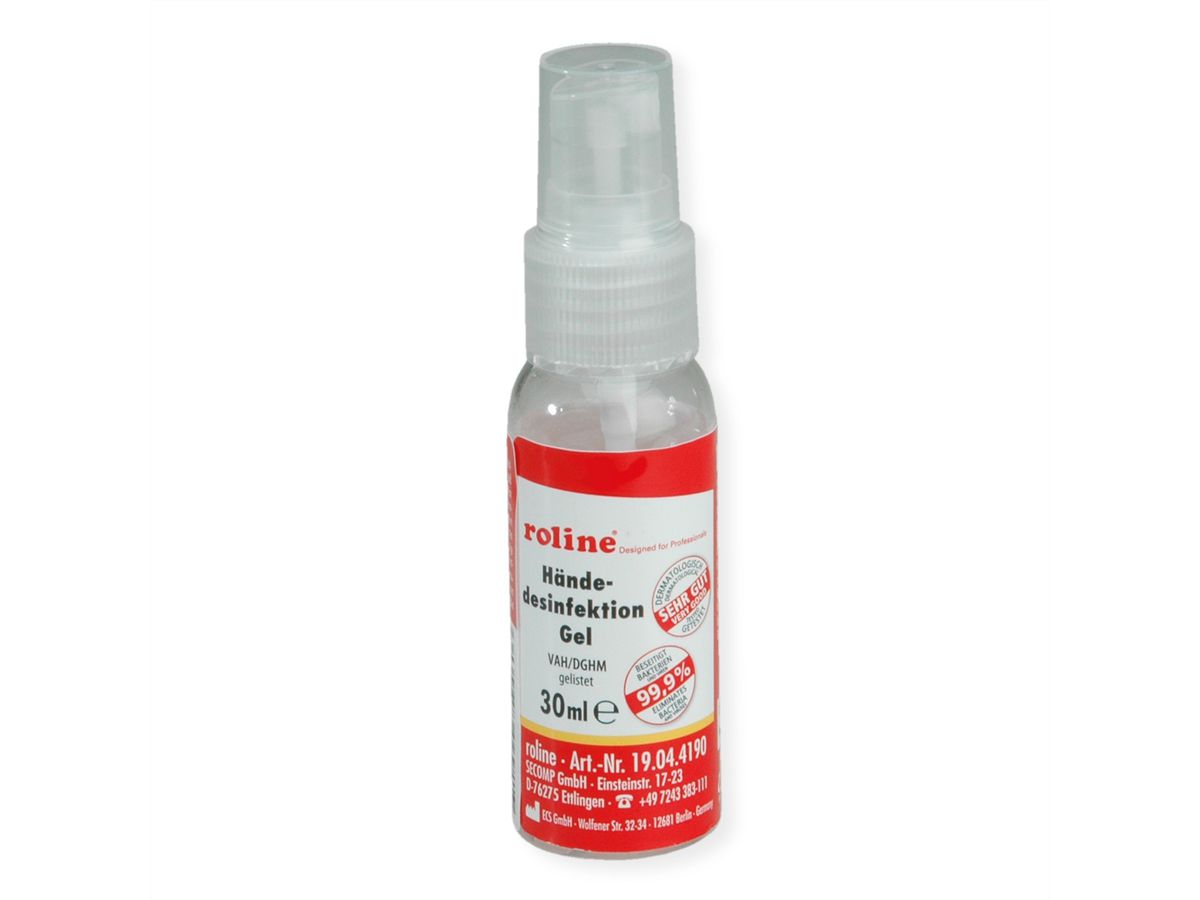 ROLINE Désinfectant pour les mains, 30ml