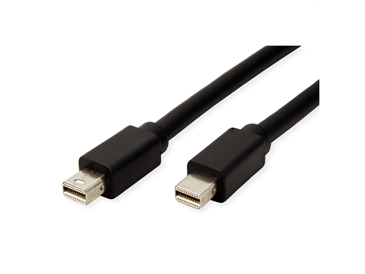 ROLINE Câble DisplayPort Mini DP M - Mini DP M, noir, 2 m