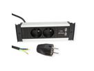 BACHMANN KAPSA S 2xUTE 1xUSB courant 2,0m CEE7/7