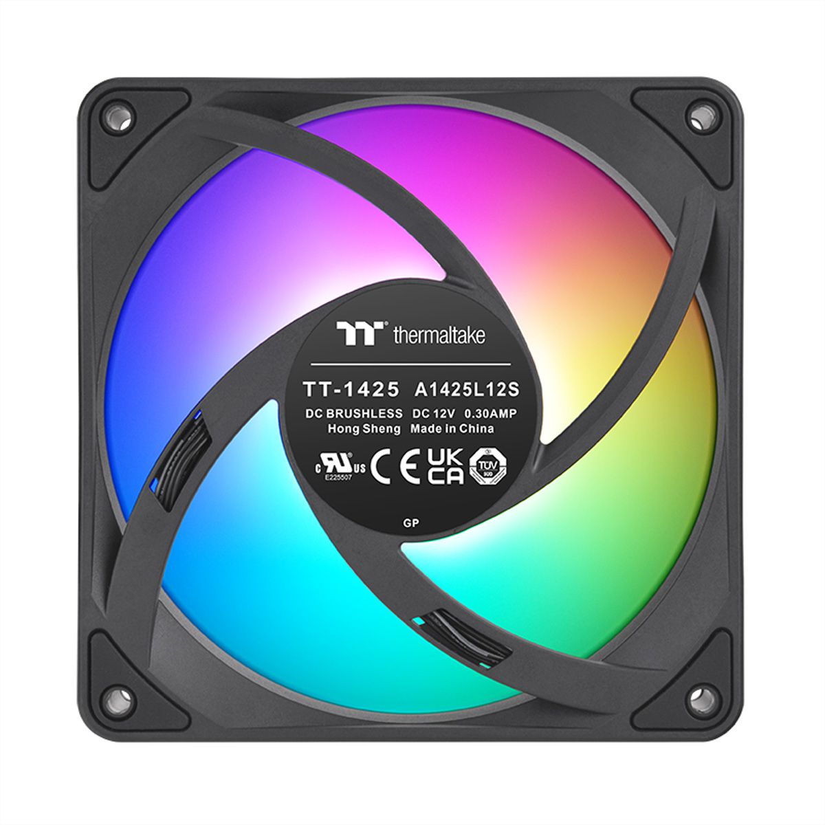 Thermaltake CT140 EX ARGB Sync Pack de 3 ventilateurs, noir